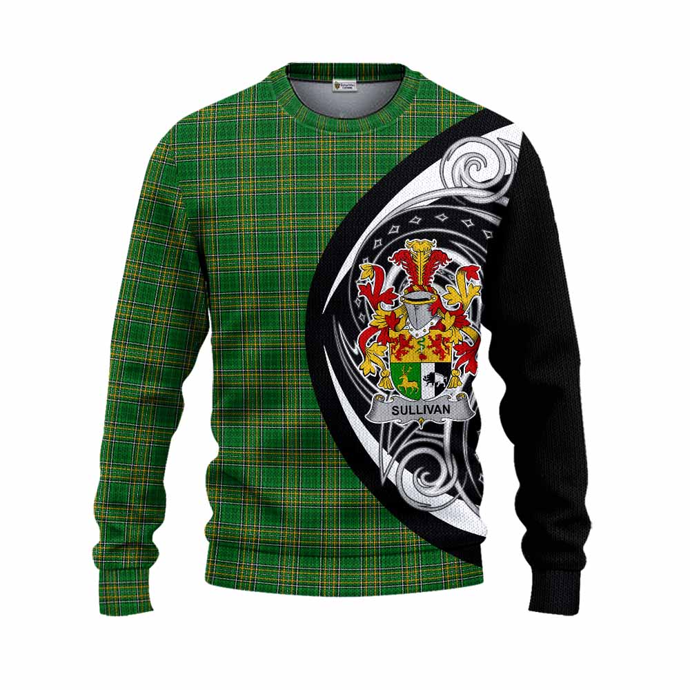 Sullivan Irish Clan Knitted Sweater Celtic Circle Style Unisex - Tartan Vibes Clothing