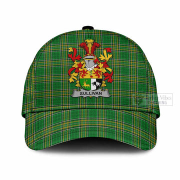 Sullivan Irish Clan Tartan Classic Cap with Coat of Arms