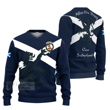 Sutherland Tartan Lion Rampant Ugly Sweater Proudly Display Your Heritage with Alba Gu Brath and Clan Name