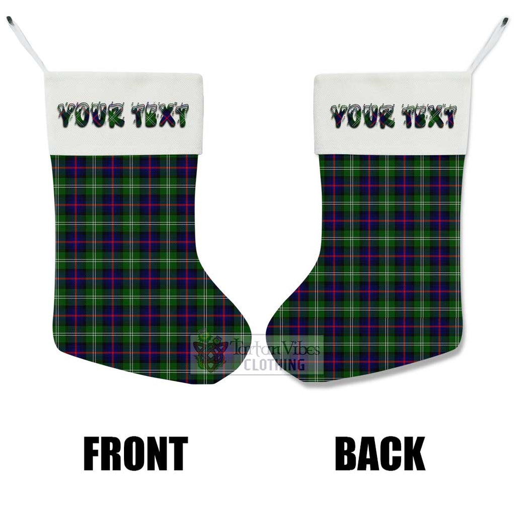 Tartan Vibes Clothing Sutherland Tartan Christmas Stocking with Personalized Text