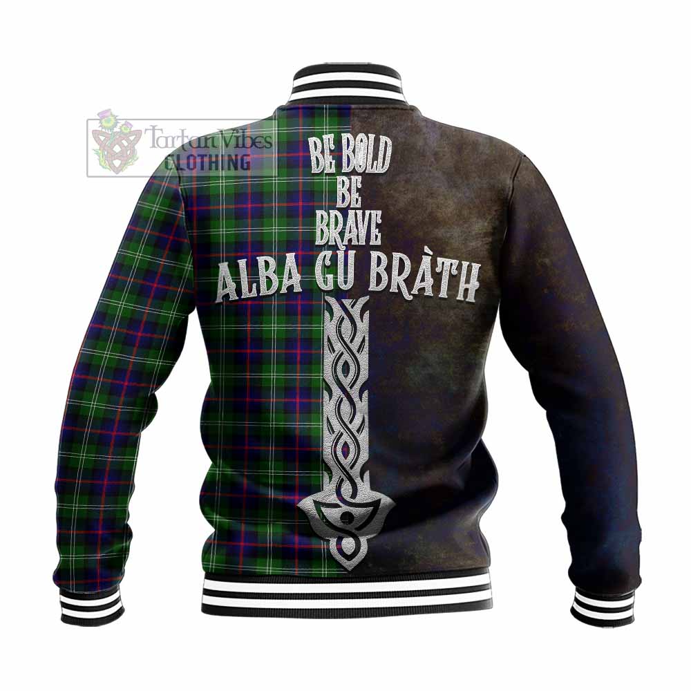 Sutherland Tartan Family Crest Baseball Jacket Alba Gu Brath Be Brave Lion Ancient Style - Tartan Vibes Clothing