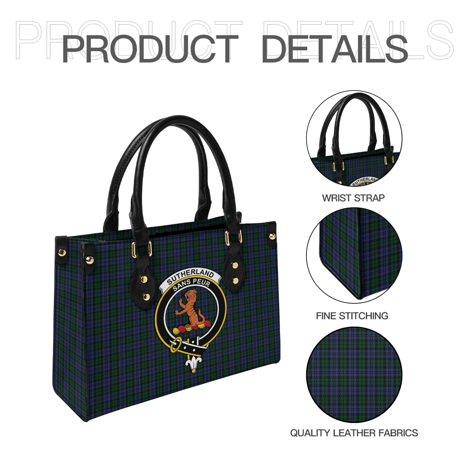 sutherland-tartan-leather-bag-with-family-crest