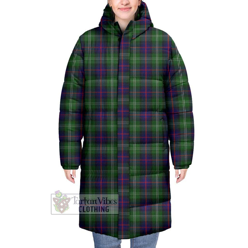 Tartan Vibes Clothing Sutherland Tartan Long Down Jacket