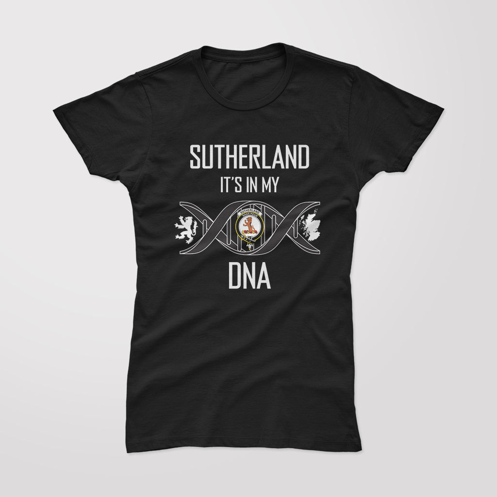 sutherland-family-crest-dna-in-me-womens-t-shirt