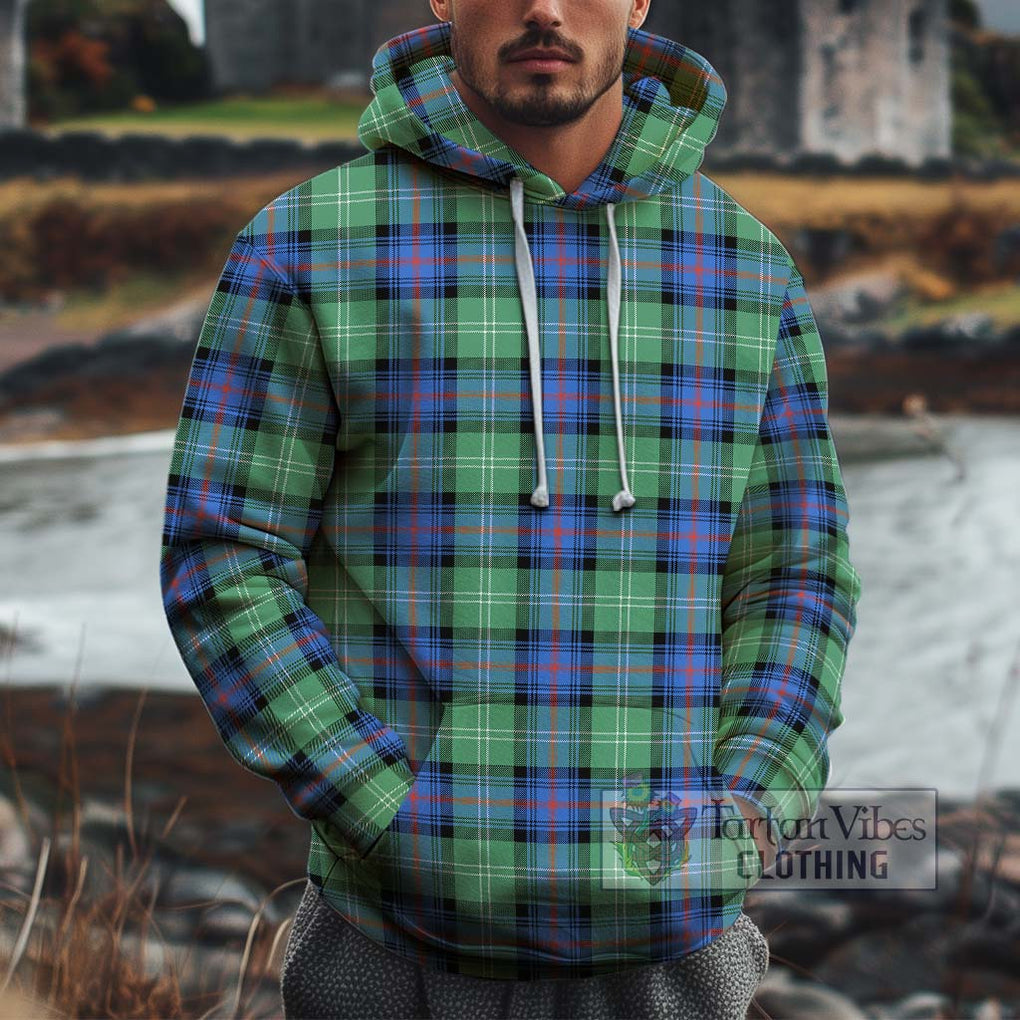 Sutherland Ancient Tartan Cotton Hoodie Pullover Hoodie XS - Tartan Vibes Clothing