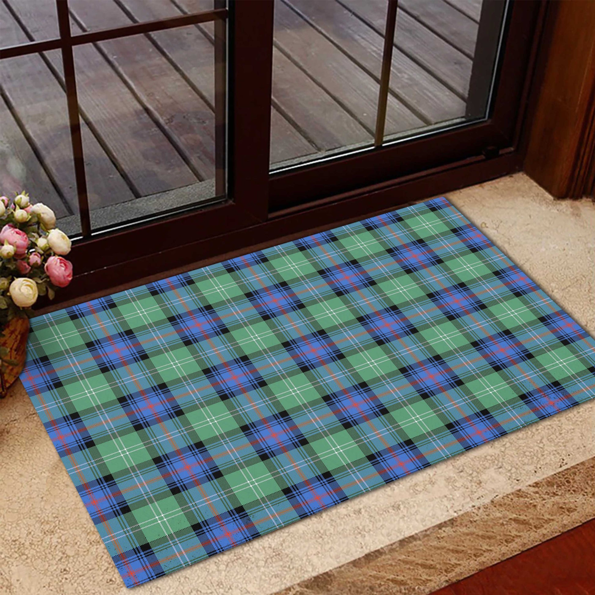 Sutherland Ancient Tartan Door Mat - Tartanvibesclothing Shop