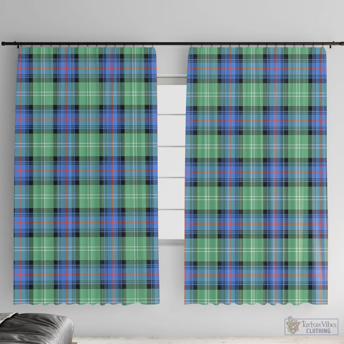 Sutherland Ancient Tartan Window Curtain