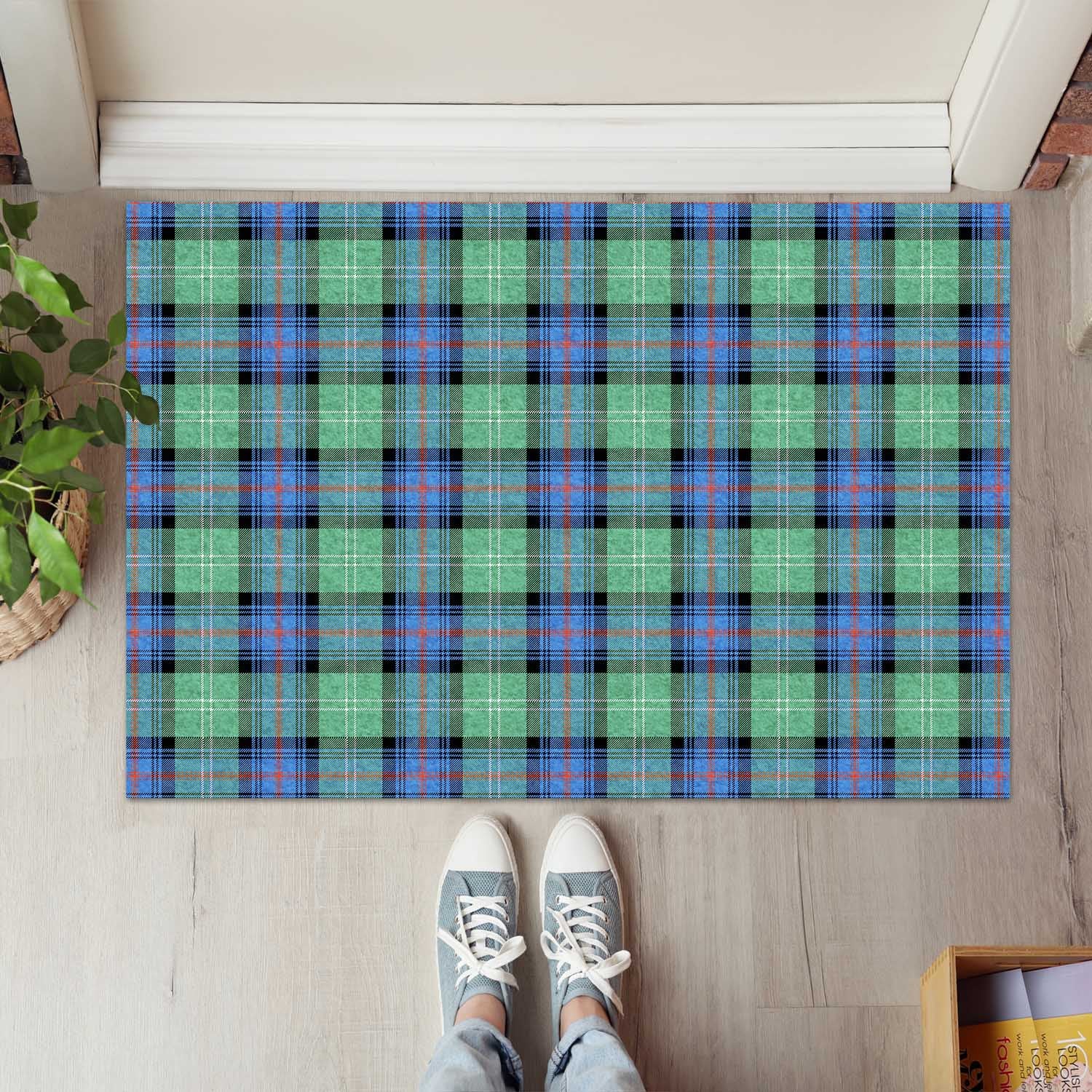 Sutherland Ancient Tartan Door Mat - Tartanvibesclothing Shop