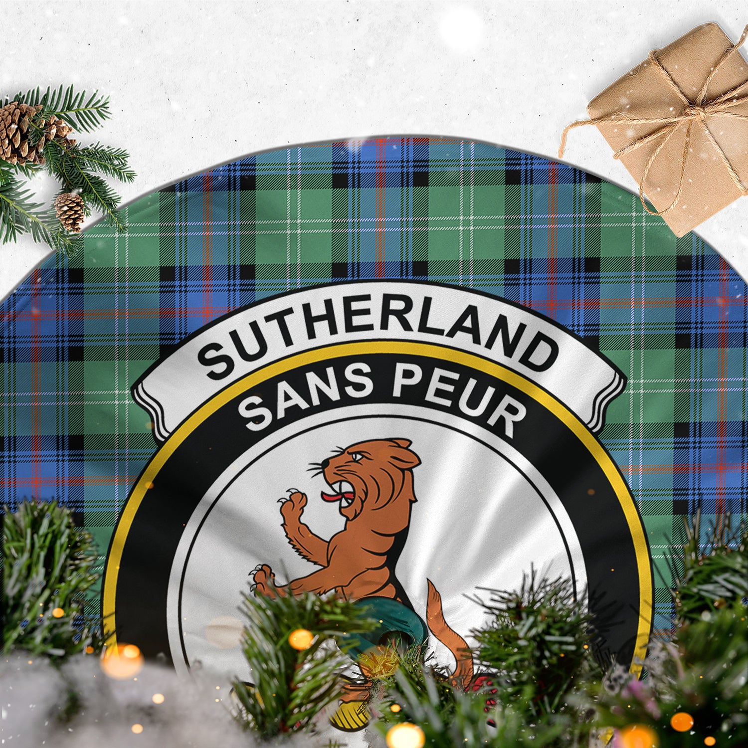 sutherland-ancient-tartan-christmas-tree-skirt-with-family-crest