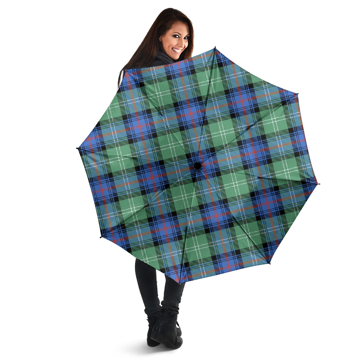 Sutherland Ancient Tartan Umbrella - Tartanvibesclothing