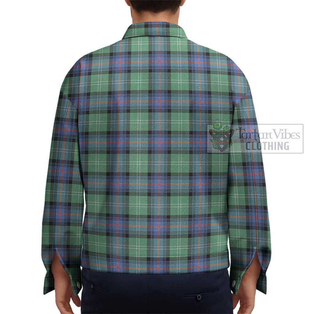 Sutherland Ancient Tartan Unisex Lapel Cotton Jacket - Tartan Vibes Clothing