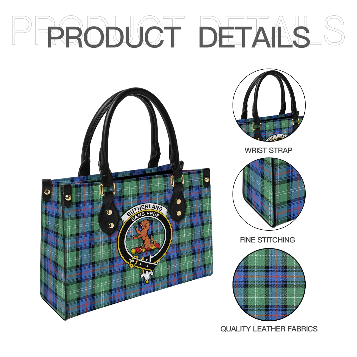 sutherland-ancient-tartan-leather-bag-with-family-crest