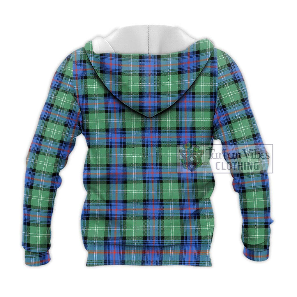 Sutherland Ancient Tartan Knitted Hoodie with Family Crest DNA In Me Style - Tartanvibesclothing Shop