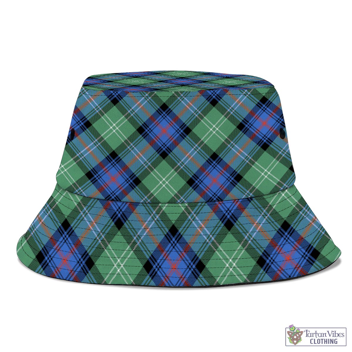 Tartan Vibes Clothing Sutherland Ancient Tartan Bucket Hat