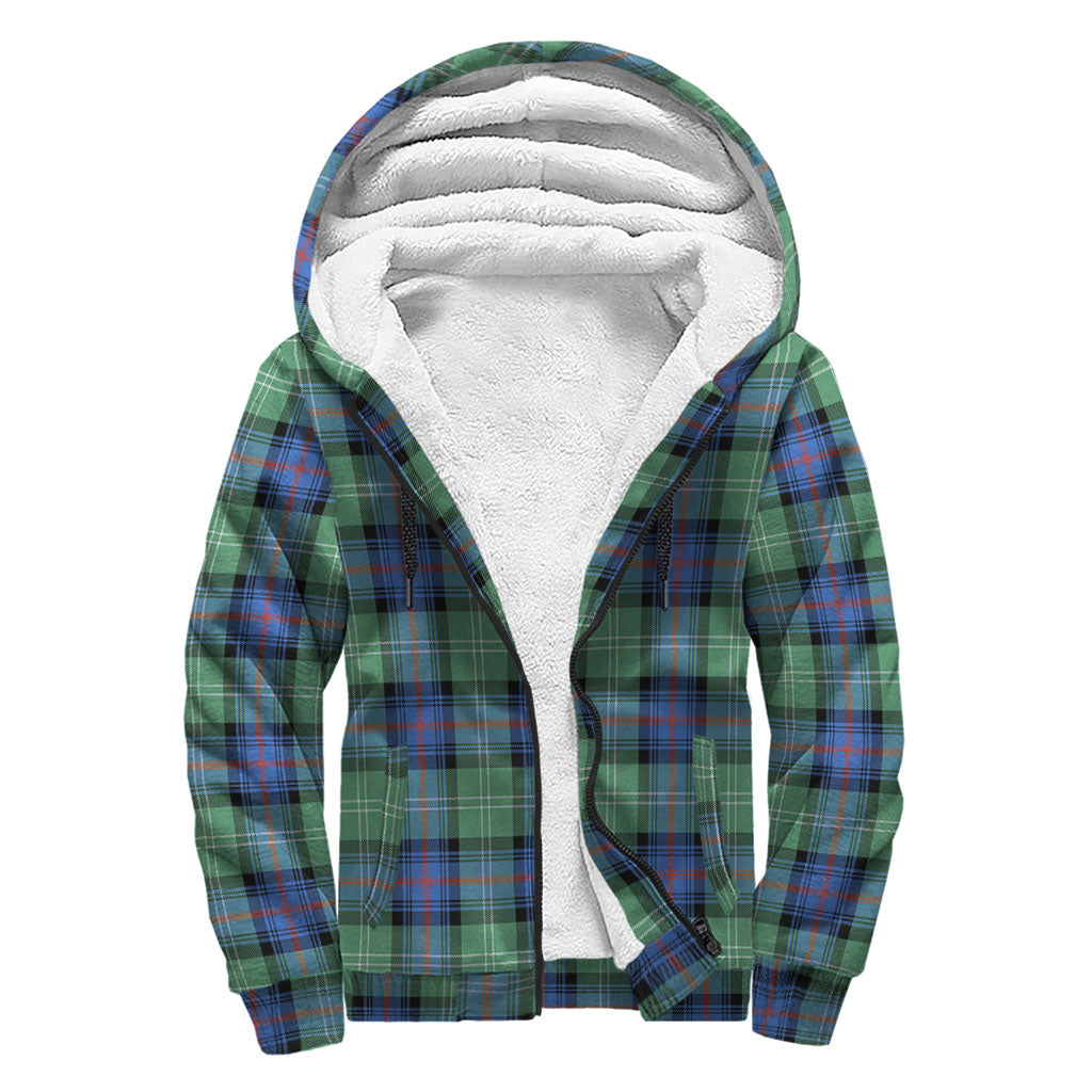 sutherland-ancient-tartan-sherpa-hoodie-with-family-crest