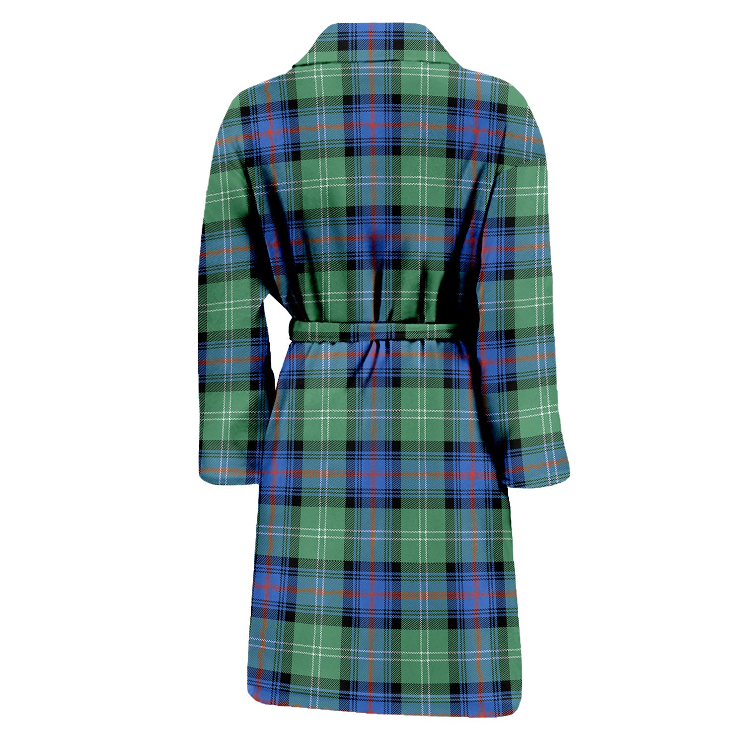 Sutherland Ancient Tartan Bathrobe with Family Crest - Tartan Vibes Clothing