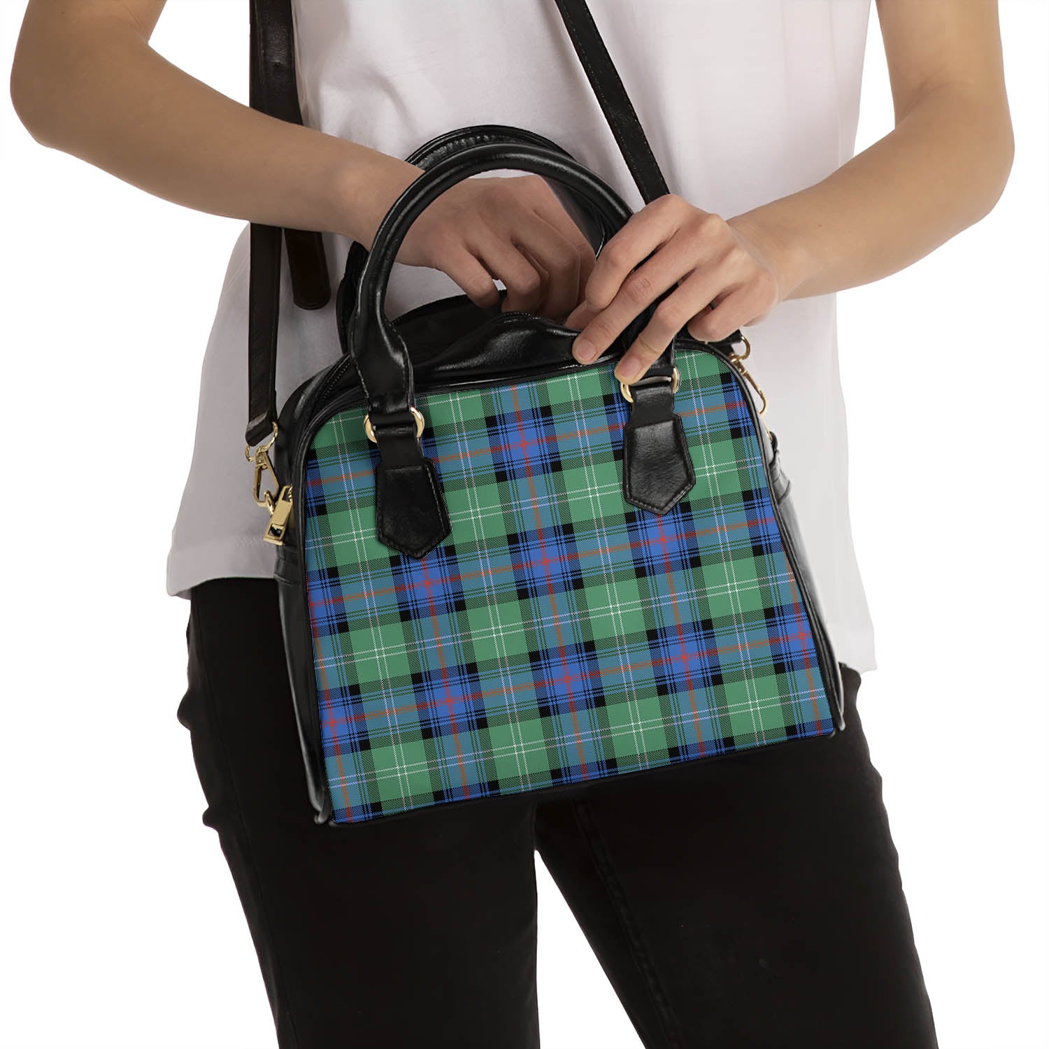 Sutherland Ancient Tartan Shoulder Handbags - Tartanvibesclothing