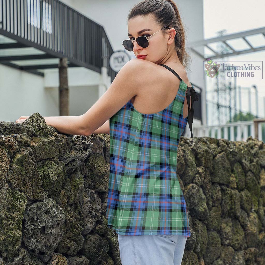 Tartan Vibes Clothing Sutherland Ancient Tartan Loose Halter Neck Camisole