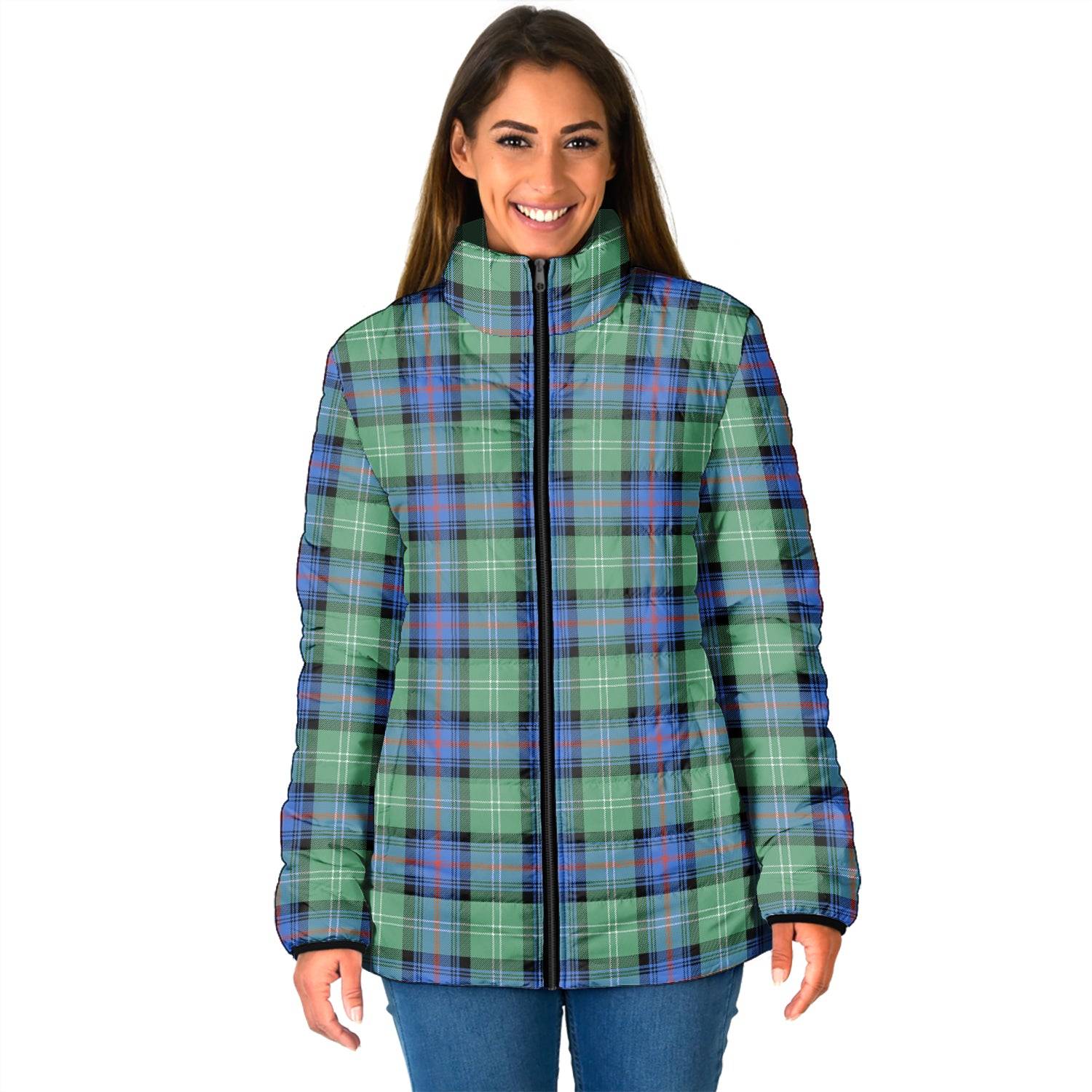 Sutherland Ancient Tartan Padded Jacket - Tartan Vibes Clothing