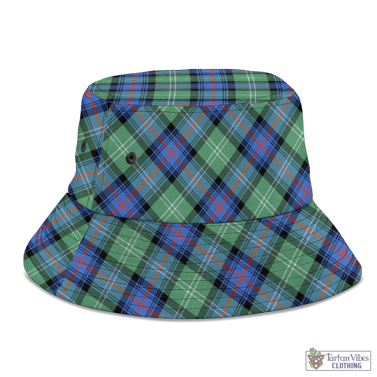 Tartan Vibes Clothing Sutherland Ancient Tartan Bucket Hat