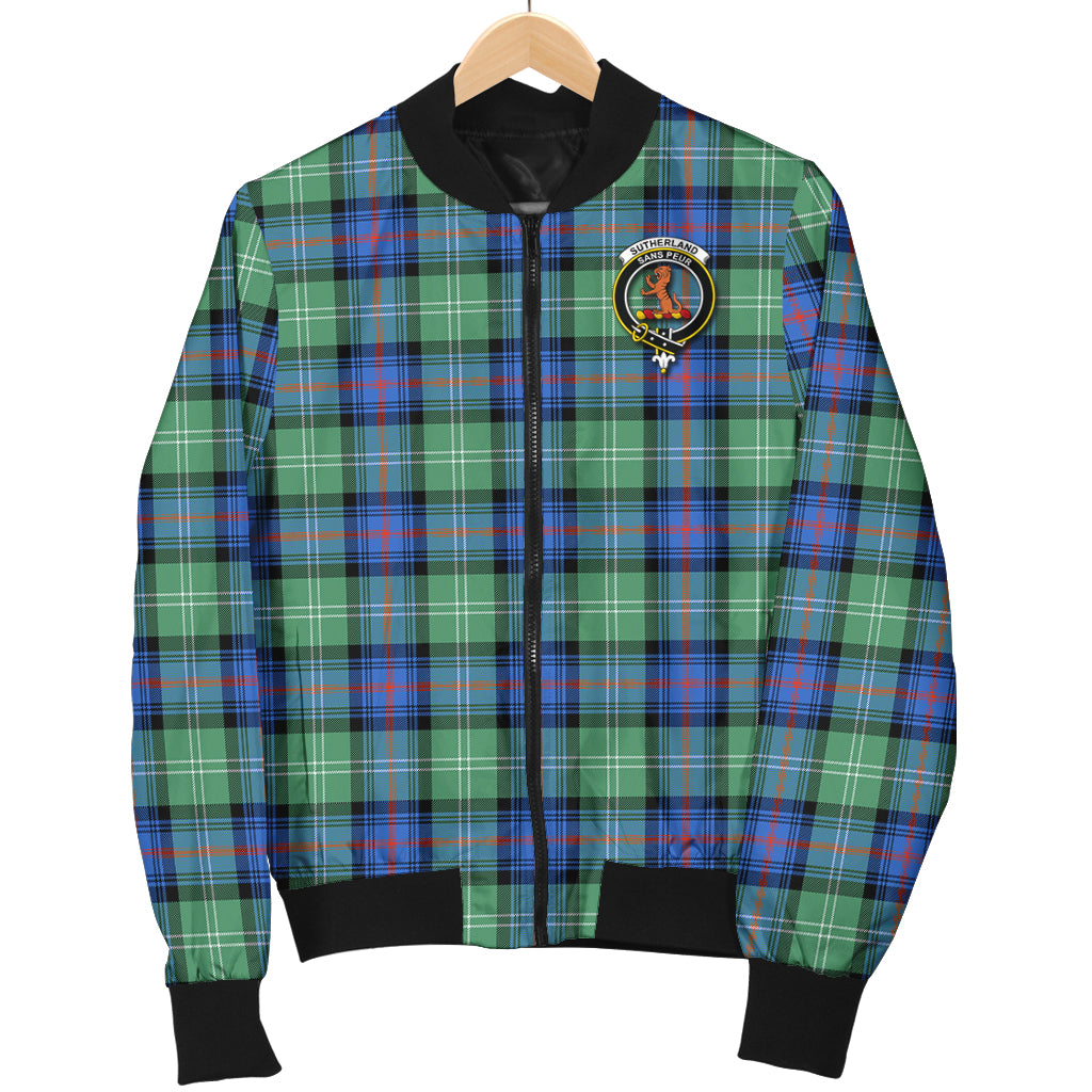 sutherland-ancient-tartan-bomber-jacket-with-family-crest