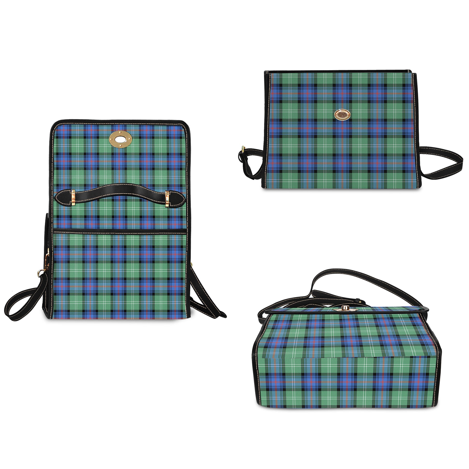 sutherland-ancient-tartan-leather-strap-waterproof-canvas-bag