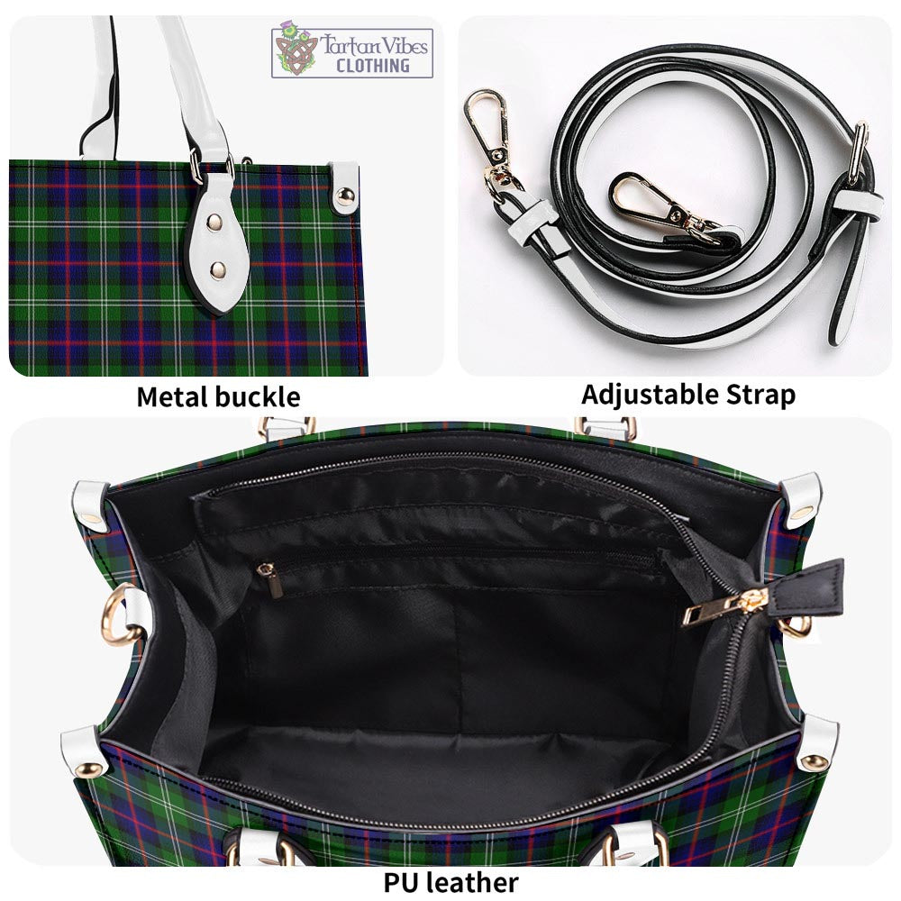 Tartan Vibes Clothing Sutherland Modern Tartan Luxury Leather Handbags