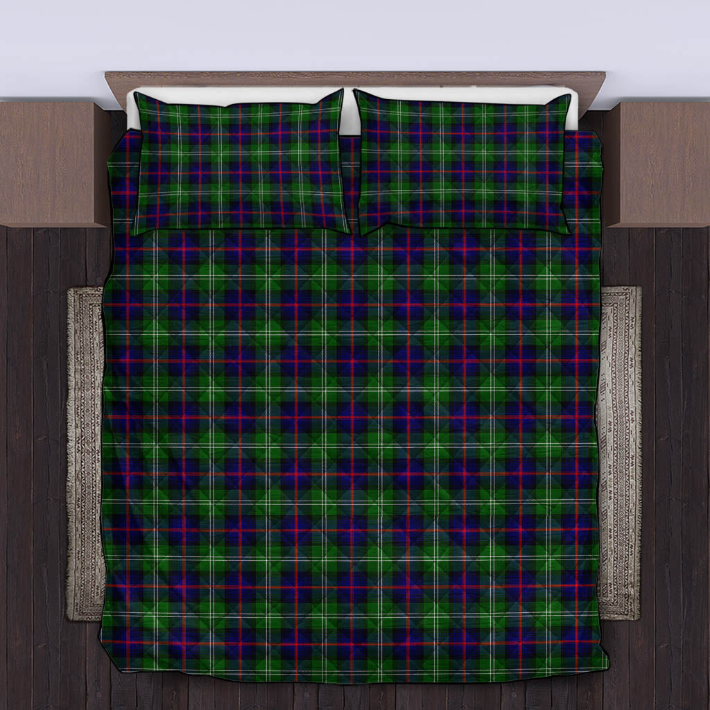 Sutherland Tartan Quilt Bed Set King - Tartan Vibes Clothing