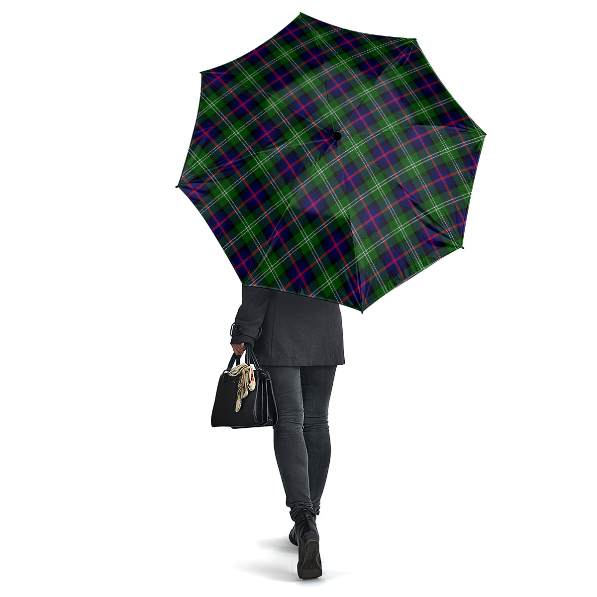 Sutherland Modern Tartan Umbrella One Size - Tartanvibesclothing