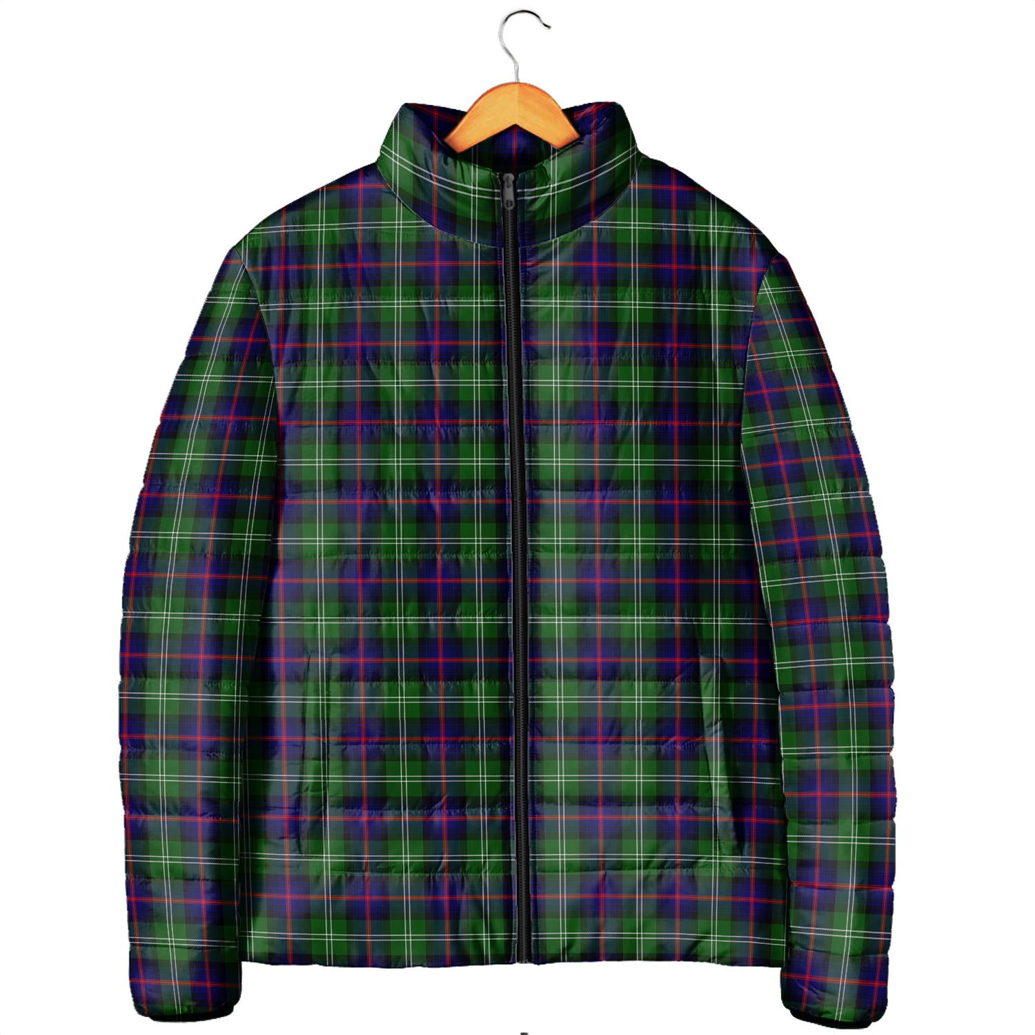 Sutherland Tartan Padded Jacket Men's Padded Jacket - Tartan Vibes Clothing