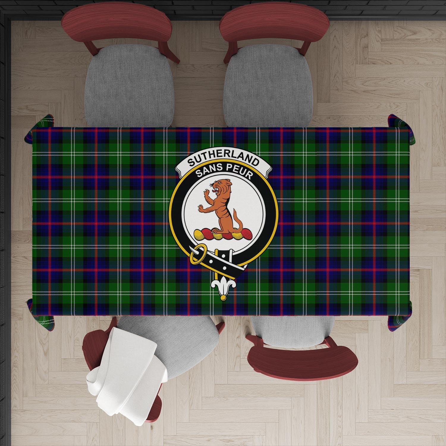 sutherland-modern-tatan-tablecloth-with-family-crest