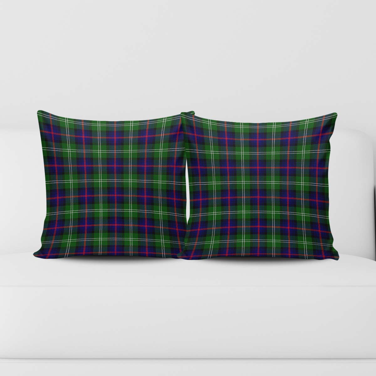 Sutherland Modern Tartan Pillow Cover Square Pillow Cover - Tartanvibesclothing