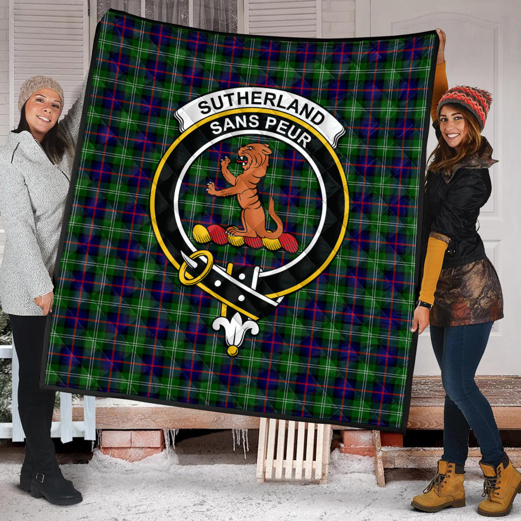 sutherland-modern-tartan-quilt-with-family-crest