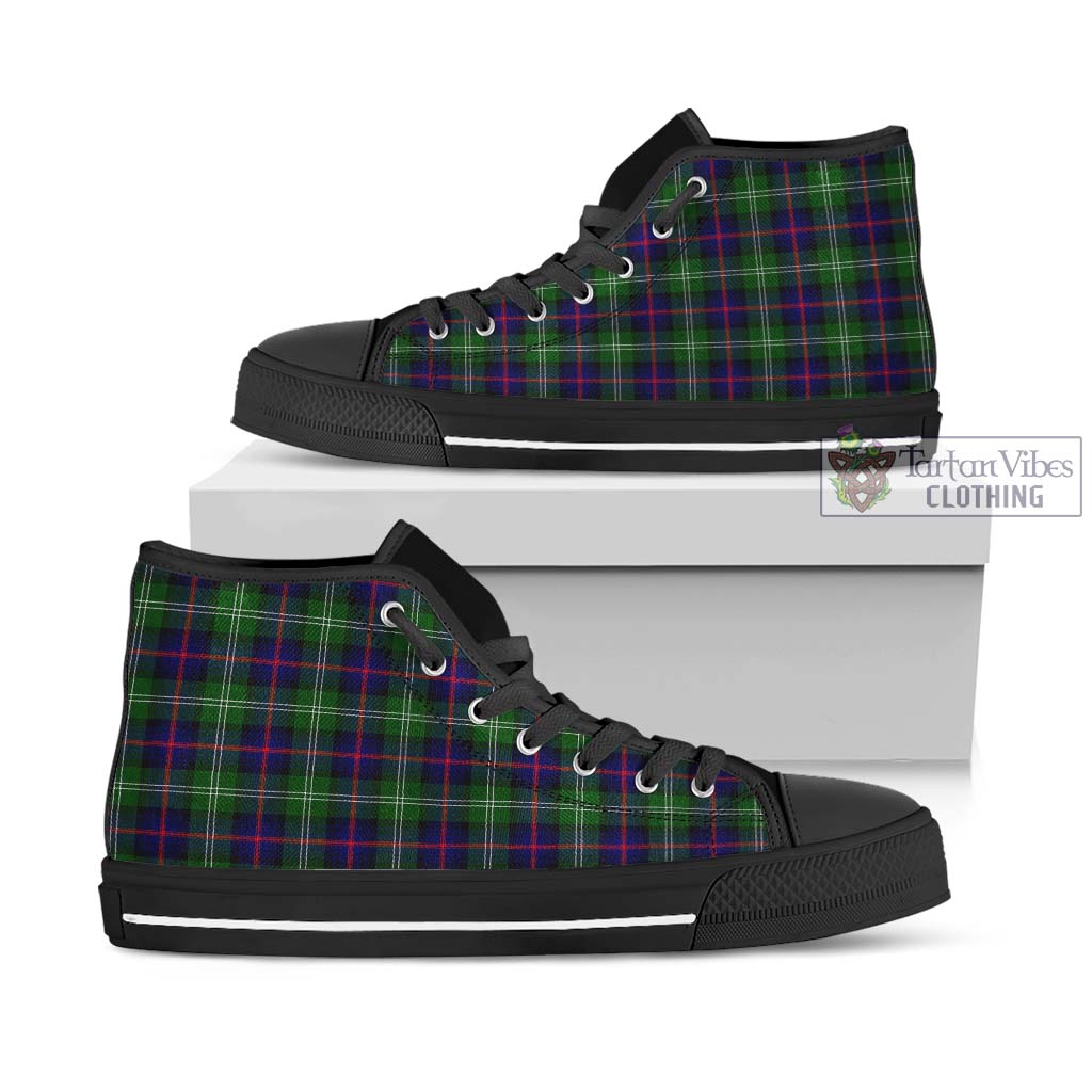 Tartan Vibes Clothing Sutherland Modern Tartan High Top Shoes