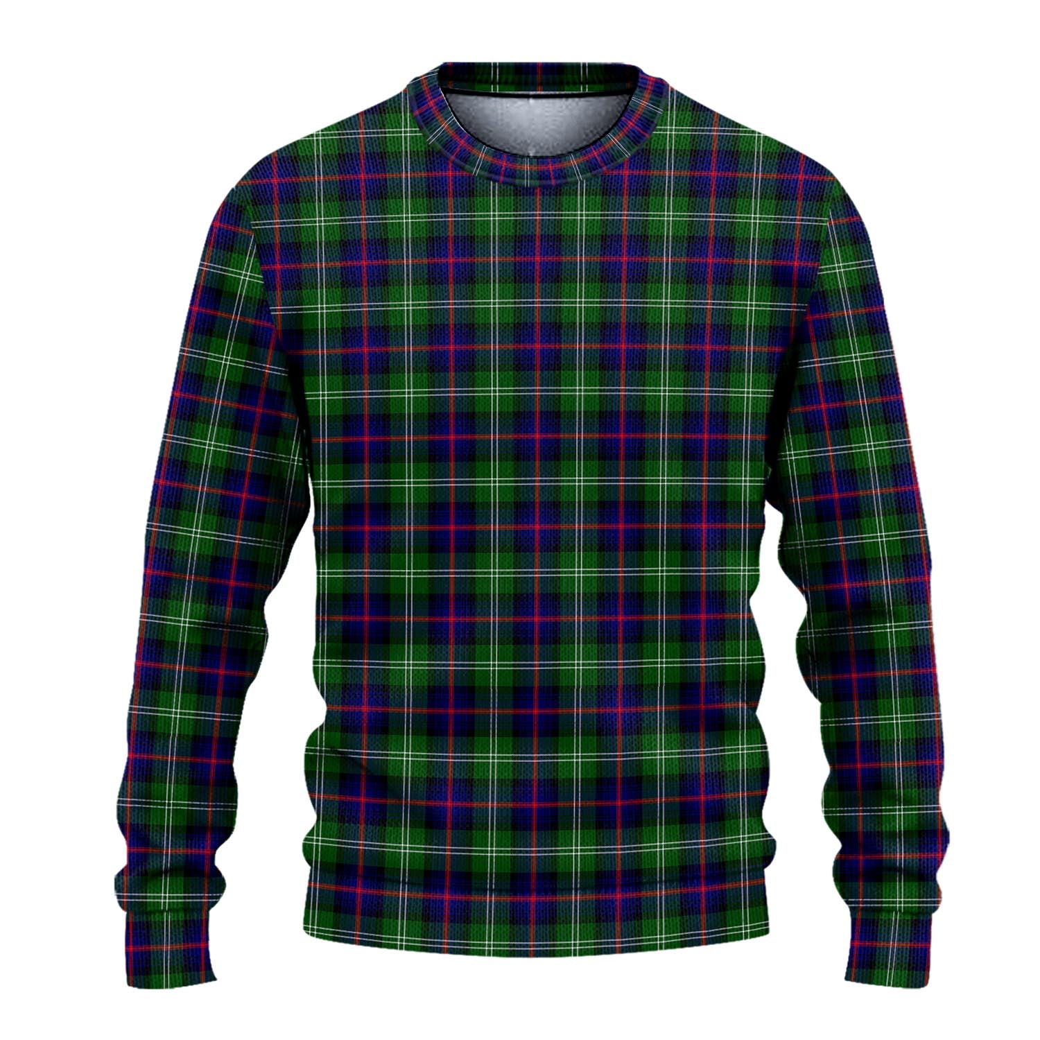 Sutherland Modern Tartan Knitted Sweater - Tartanvibesclothing