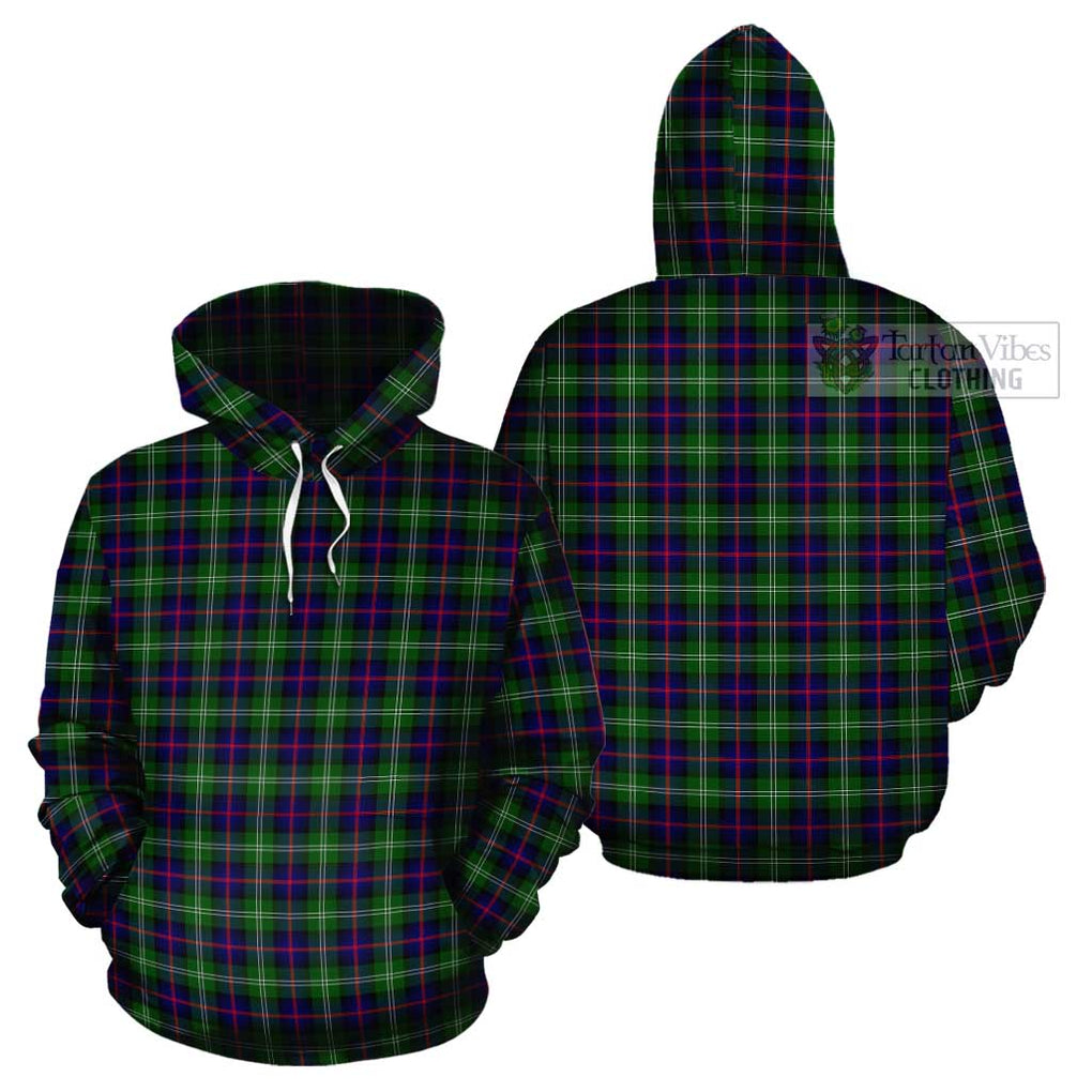 Sutherland Tartan Cotton Hoodie Pullover Hoodie - Tartan Vibes Clothing