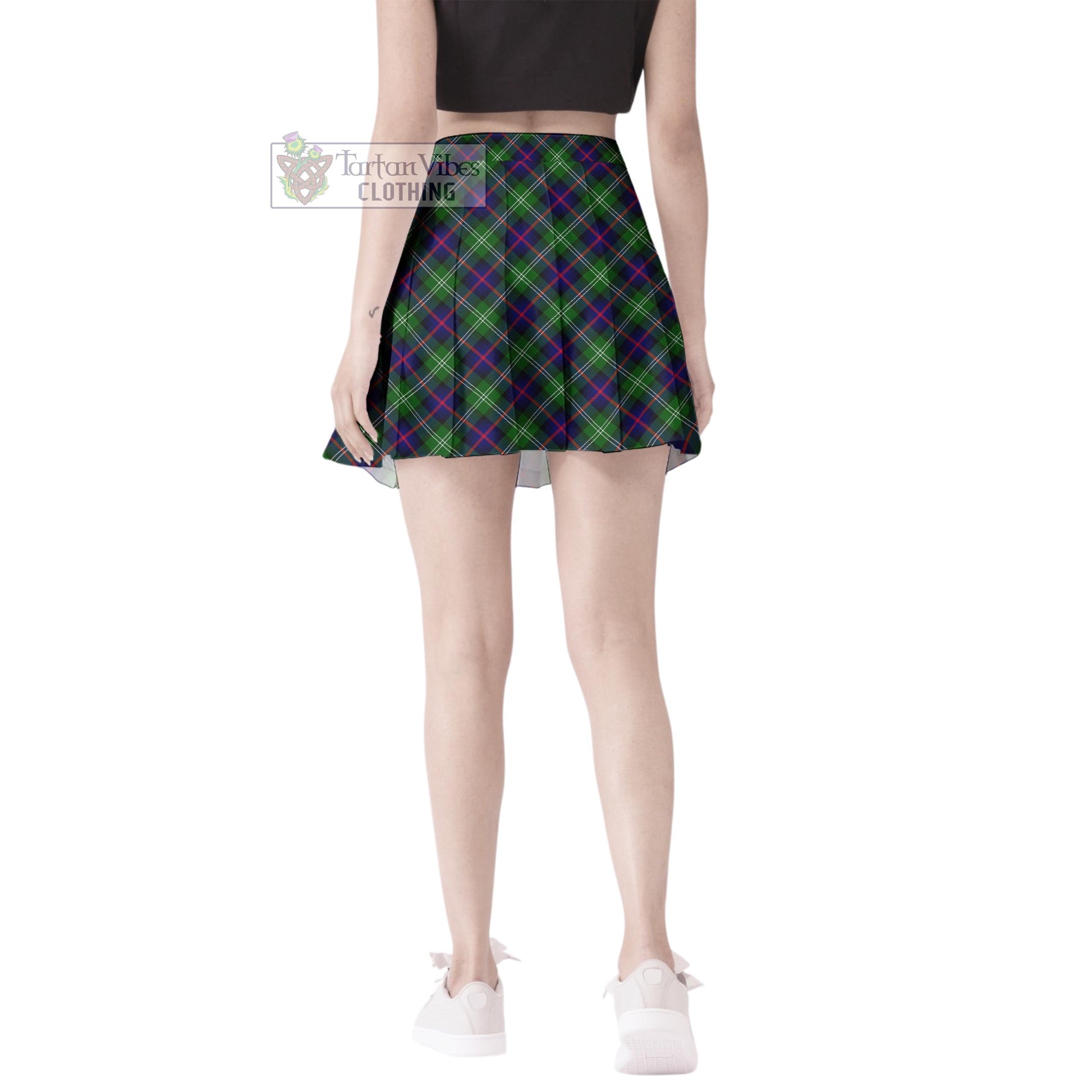 Tartan Vibes Clothing Sutherland Modern Tartan Women's Plated Mini Skirt