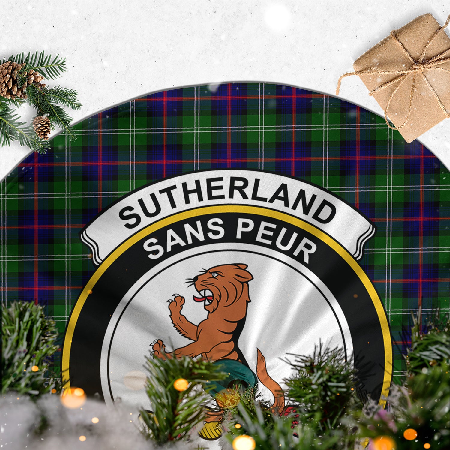 sutherland-modern-tartan-christmas-tree-skirt-with-family-crest