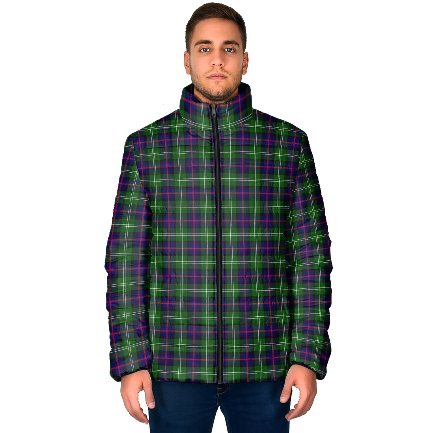 Sutherland Tartan Padded Jacket - Tartan Vibes Clothing