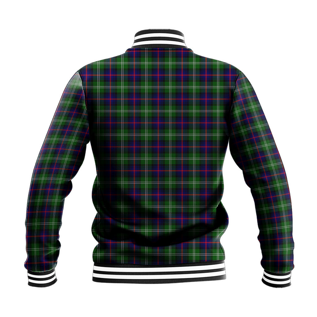 Sutherland Tartan Baseball Jacket with Family Crest - Tartan Vibes Clothing