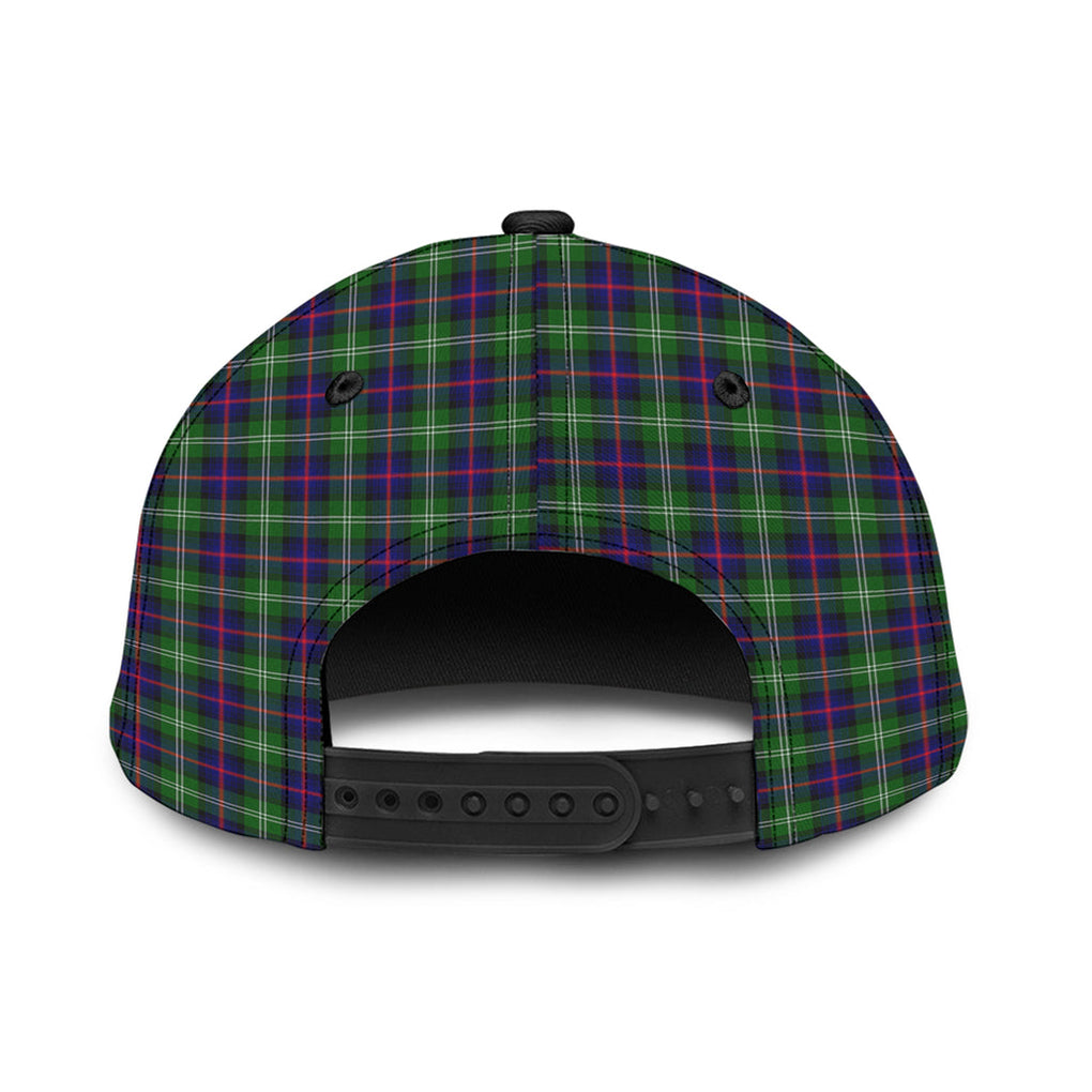 Sutherland Tartan Classic Cap with Family Crest - Tartan Vibes Clothing