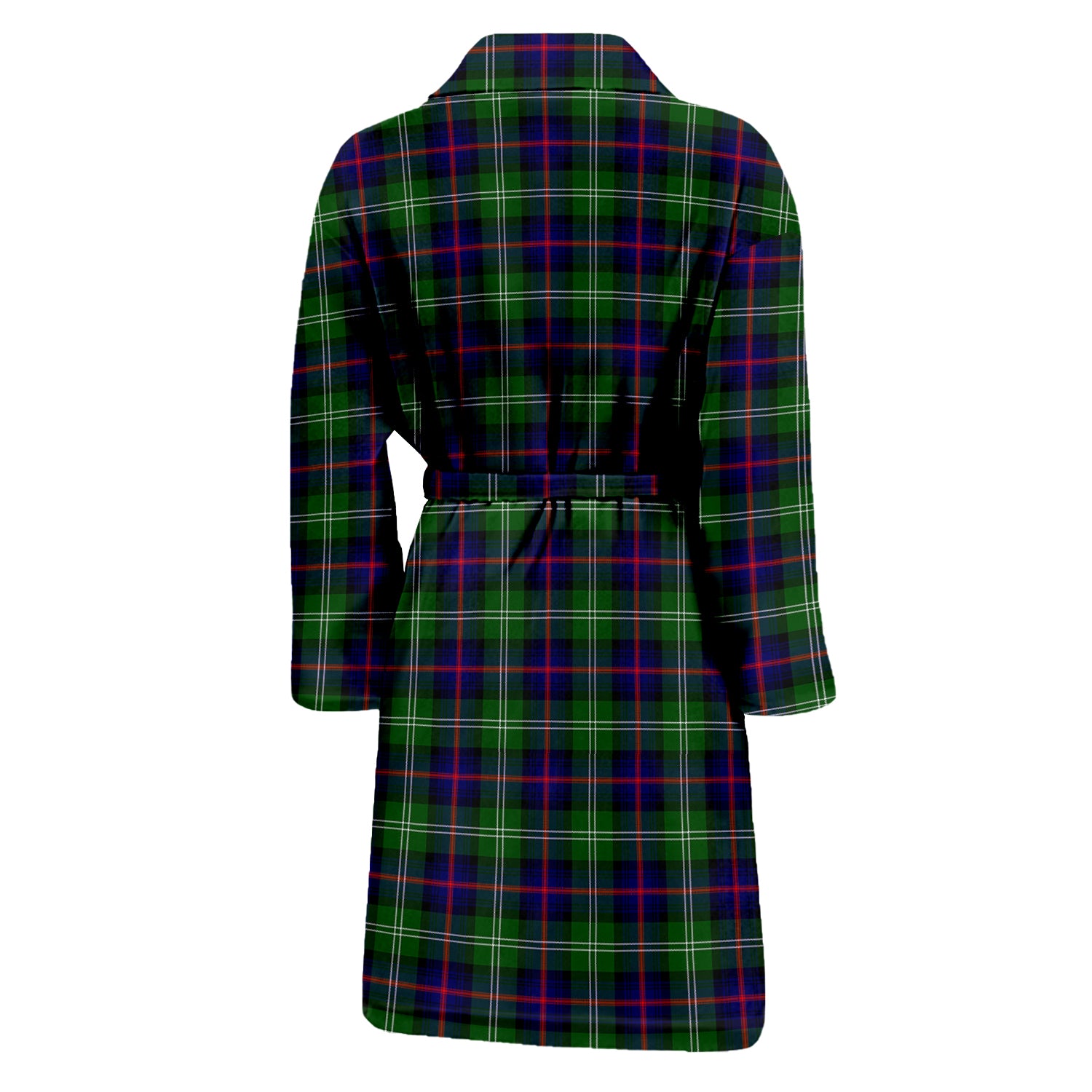 Sutherland Tartan Bathrobe with Family Crest - Tartan Vibes Clothing