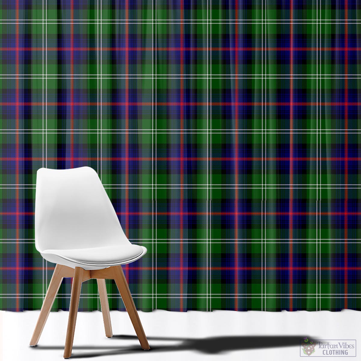 Sutherland Modern Tartan Window Curtain