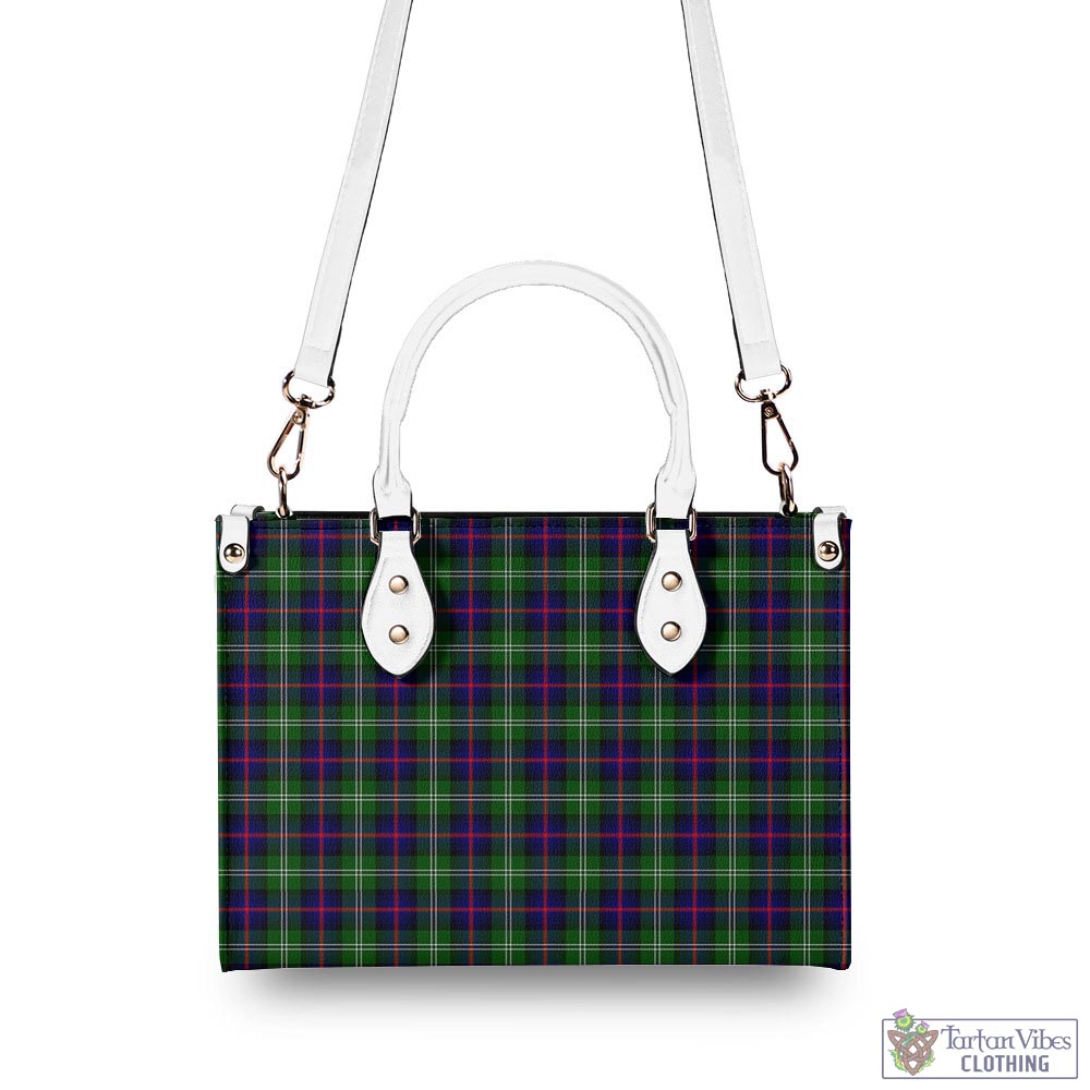 Tartan Vibes Clothing Sutherland Modern Tartan Luxury Leather Handbags