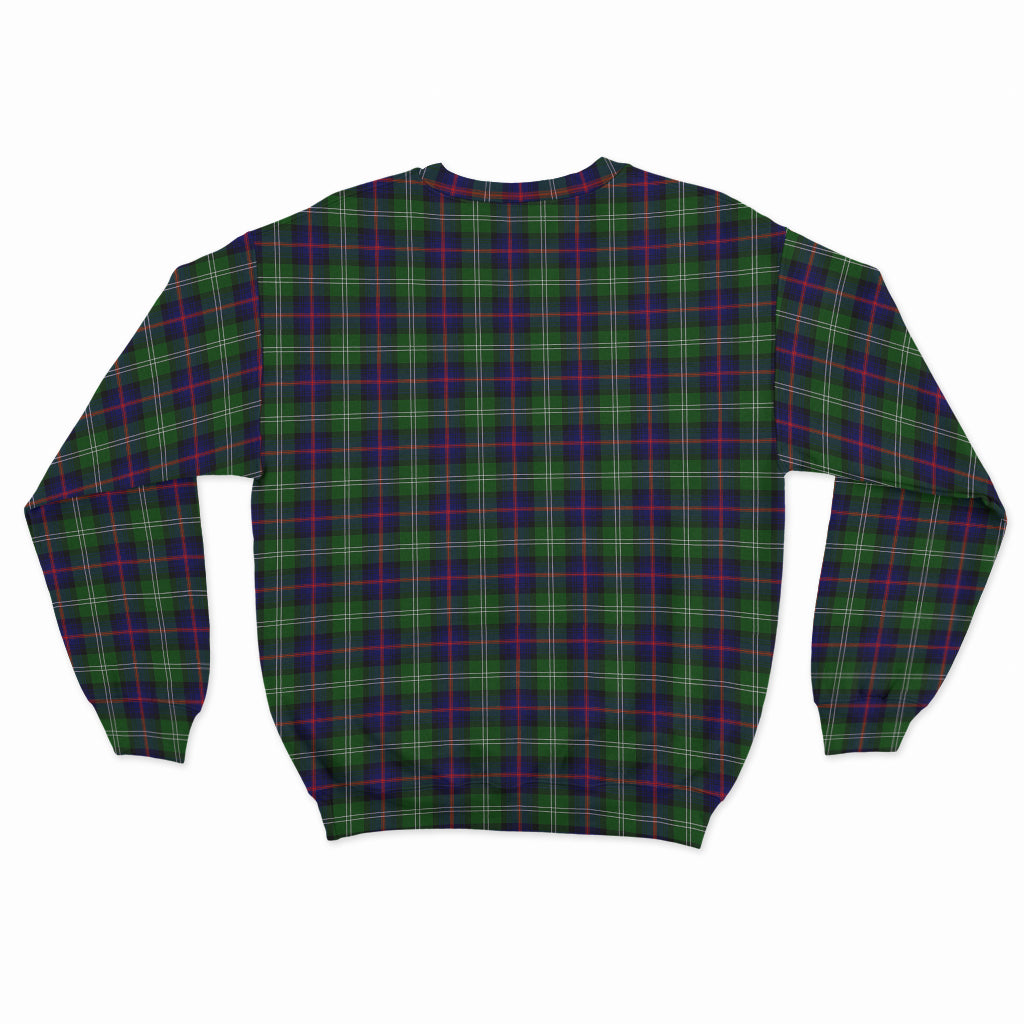 sutherland-modern-tartan-sweatshirt-with-family-crest