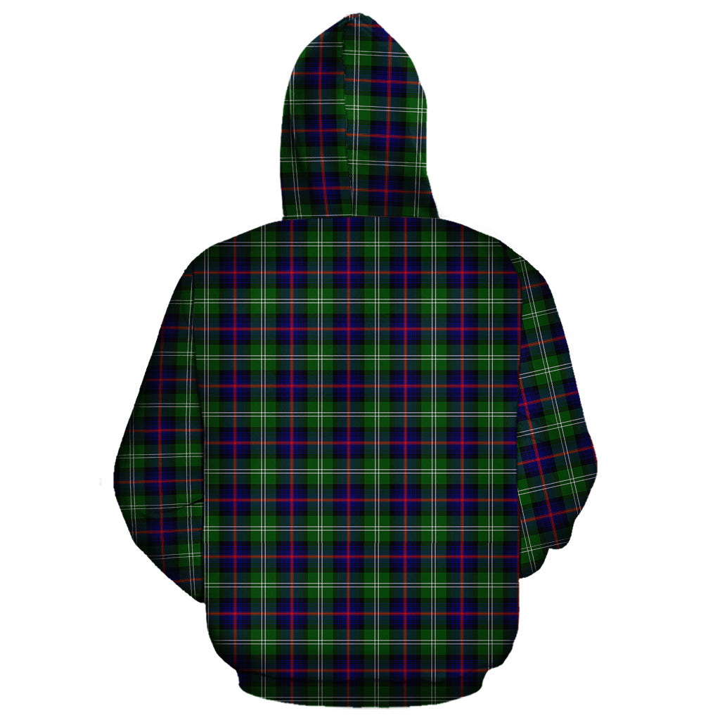 Sutherland Tartan Hoodie with Family Crest - Tartan Vibes Clothing