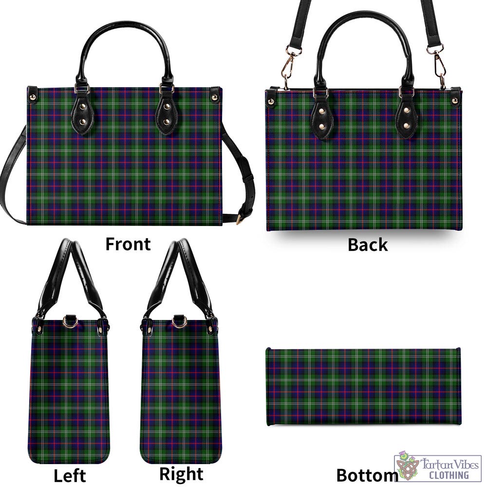 Tartan Vibes Clothing Sutherland Modern Tartan Luxury Leather Handbags