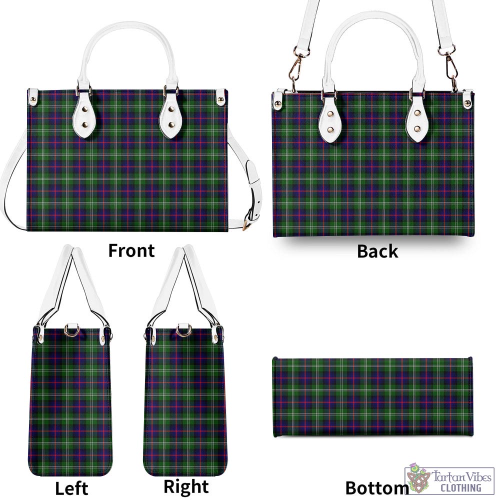 Tartan Vibes Clothing Sutherland Modern Tartan Luxury Leather Handbags