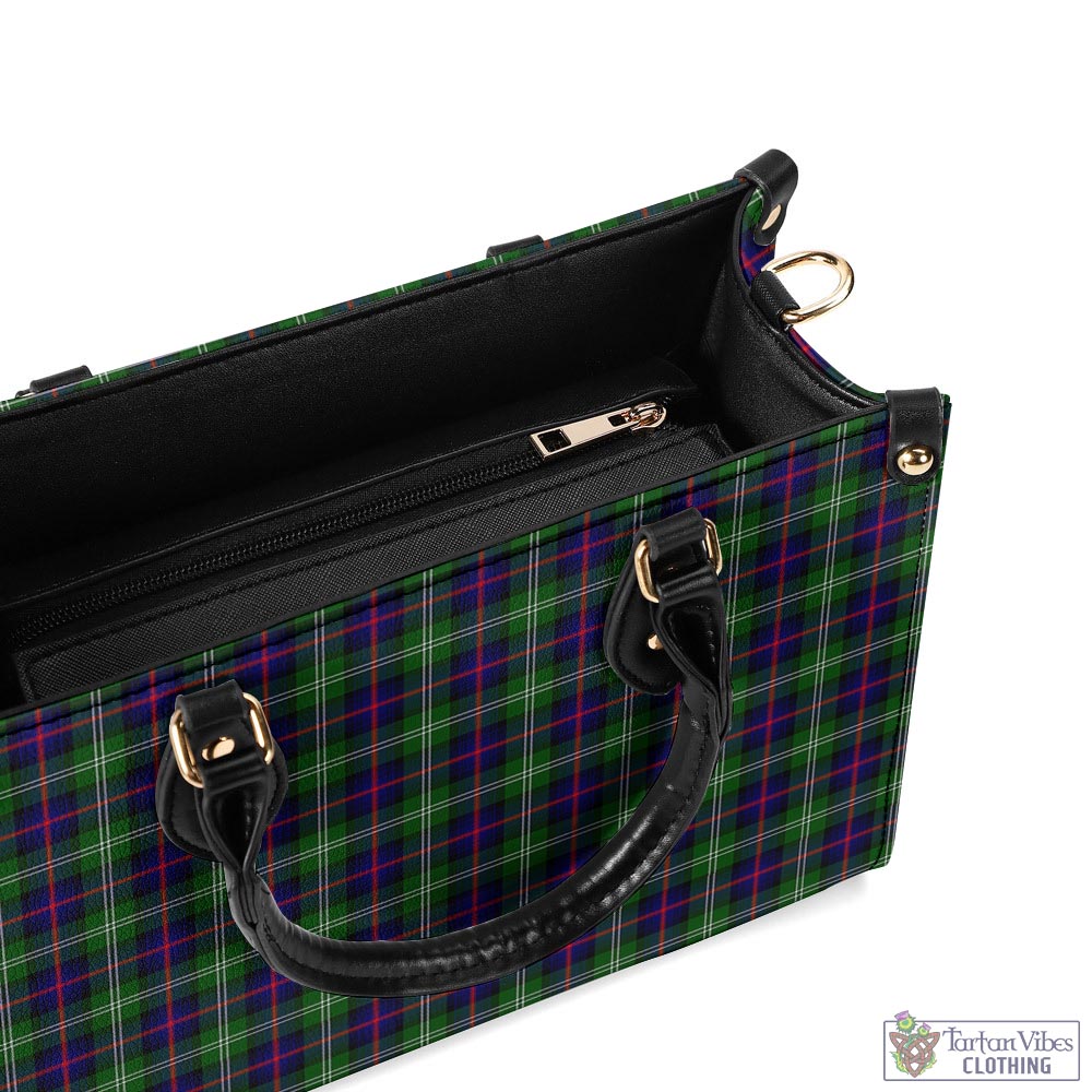 Tartan Vibes Clothing Sutherland Modern Tartan Luxury Leather Handbags