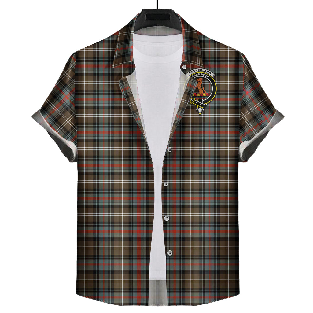 sutherland-weathered-tartan-short-sleeve-button-down-shirt-with-family-crest